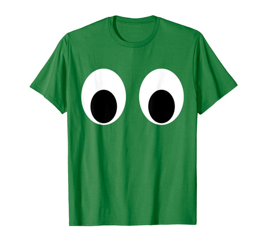 DIY Arcade Game Ghost Eyes Halloween Group Costume T-Shirt