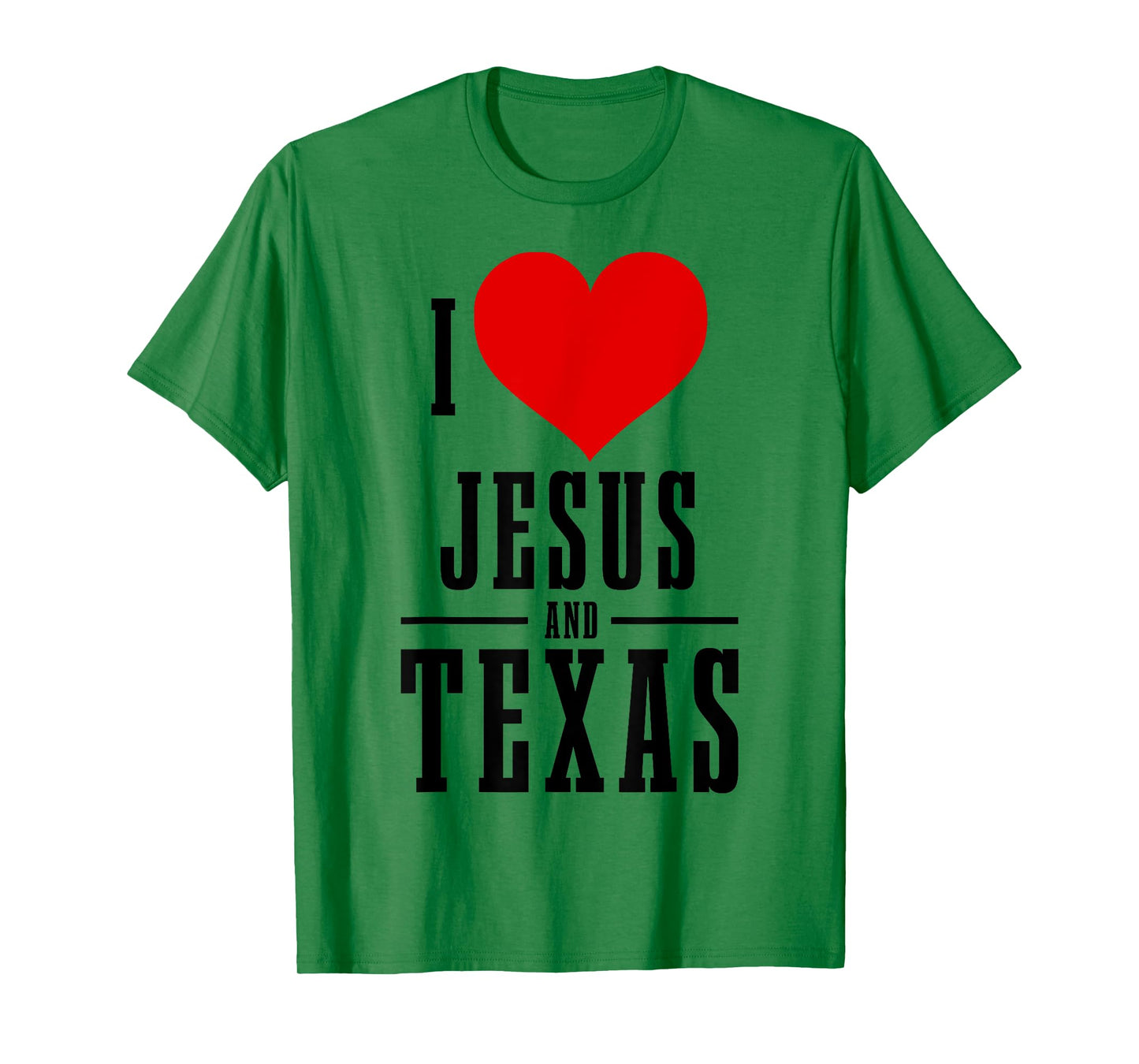 Texas Pride I Love Jesus And Texas TX Patriotic Christian T-Shirt