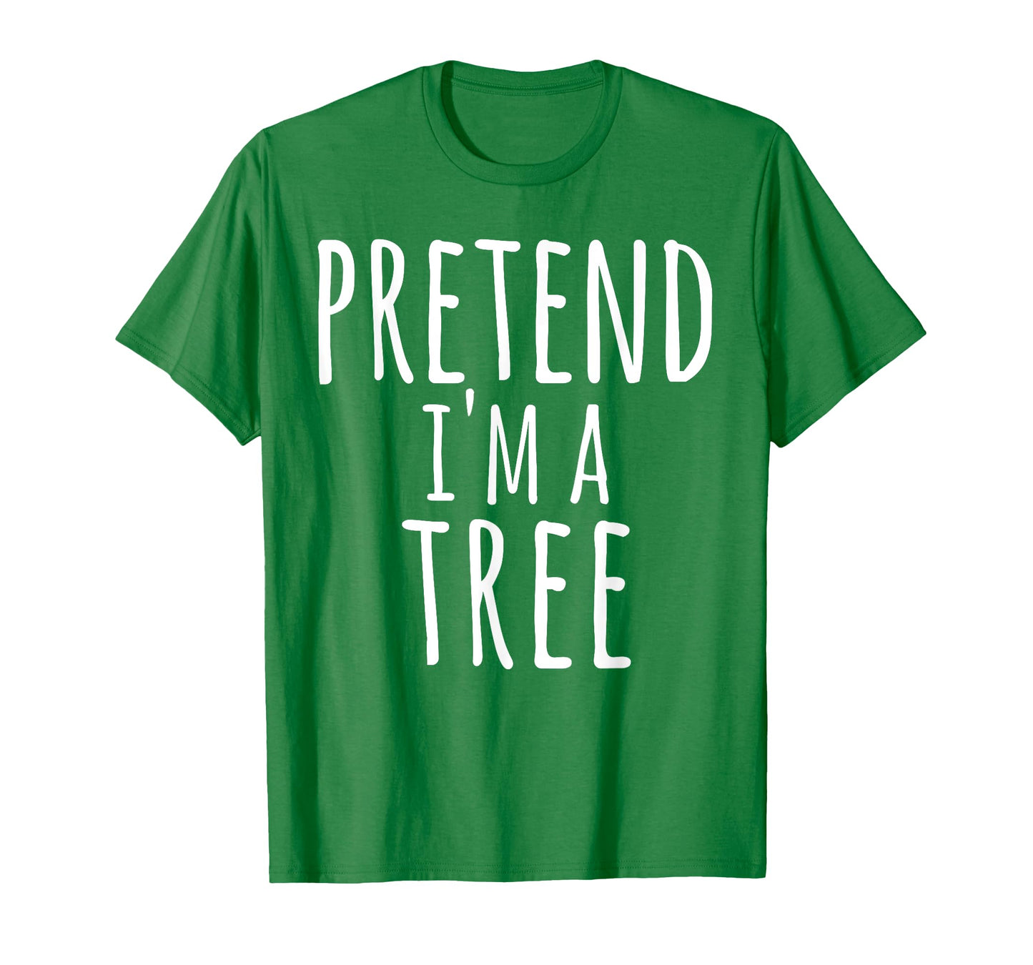 Funny Easy Lazy Halloween PRETEND I'M A TREE Costume Gift T-Shirt