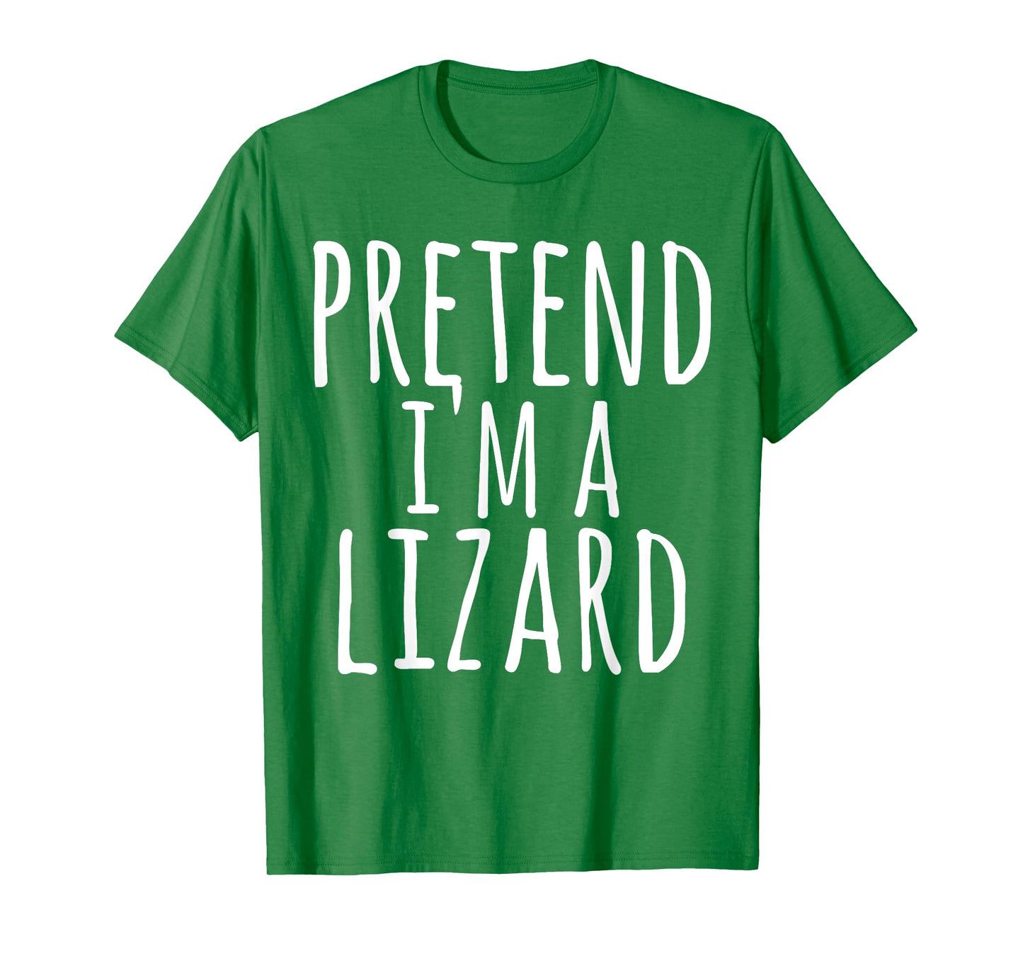 Funny Easy Lazy Halloween PRETEND I'M A LIZARD Costume Gift T-Shirt