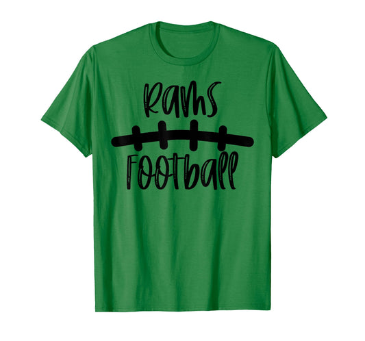 Rams Football School Spirit Team Mascot Game Night T-Shirt