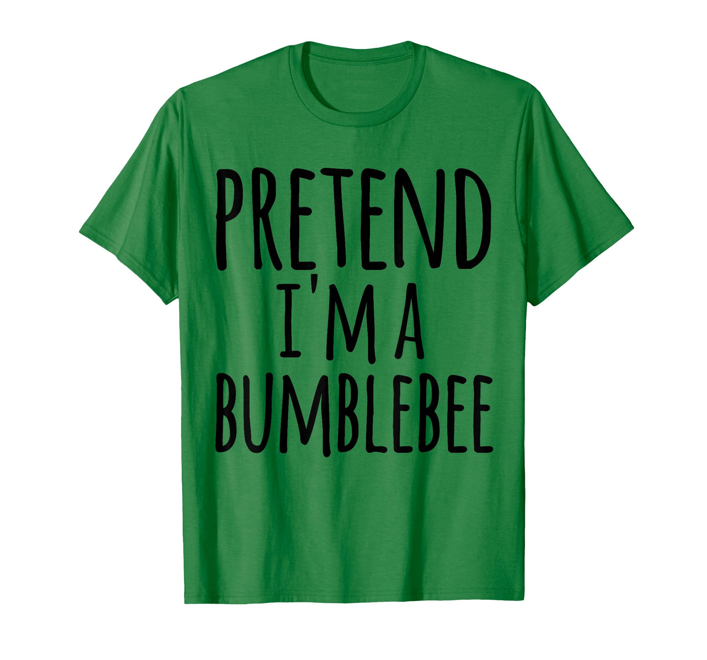 Funny Easy Lazy Halloween PRETEND I'M A BUMBLEBEE Costume T-Shirt