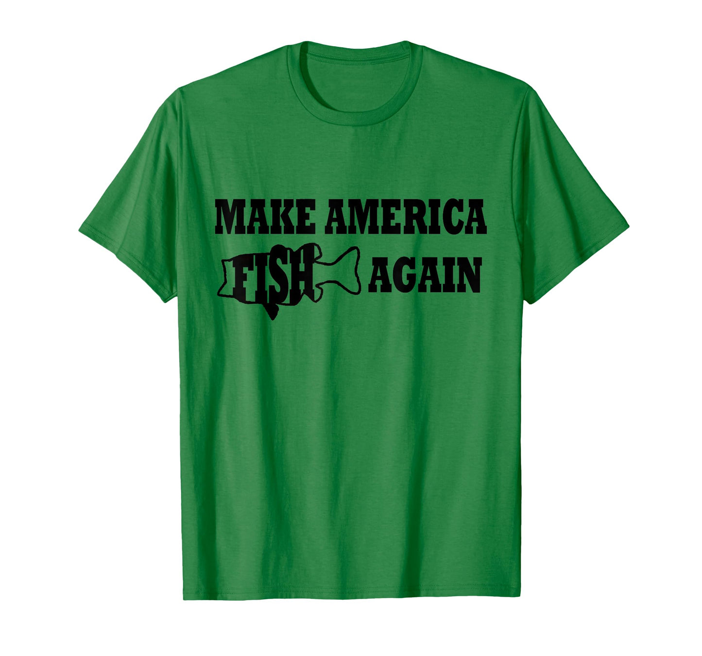 Make America Fish Again Funny Presidental Fishing Shirt