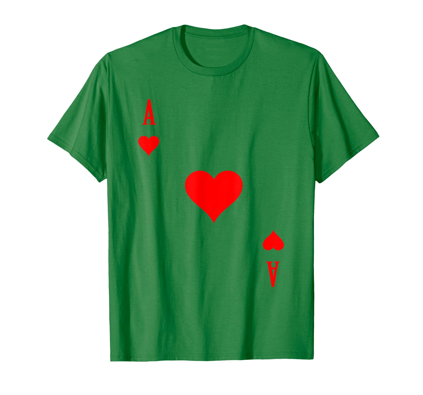 Ace of Hearts Costume Funny Poker Card Deck T-Shirt