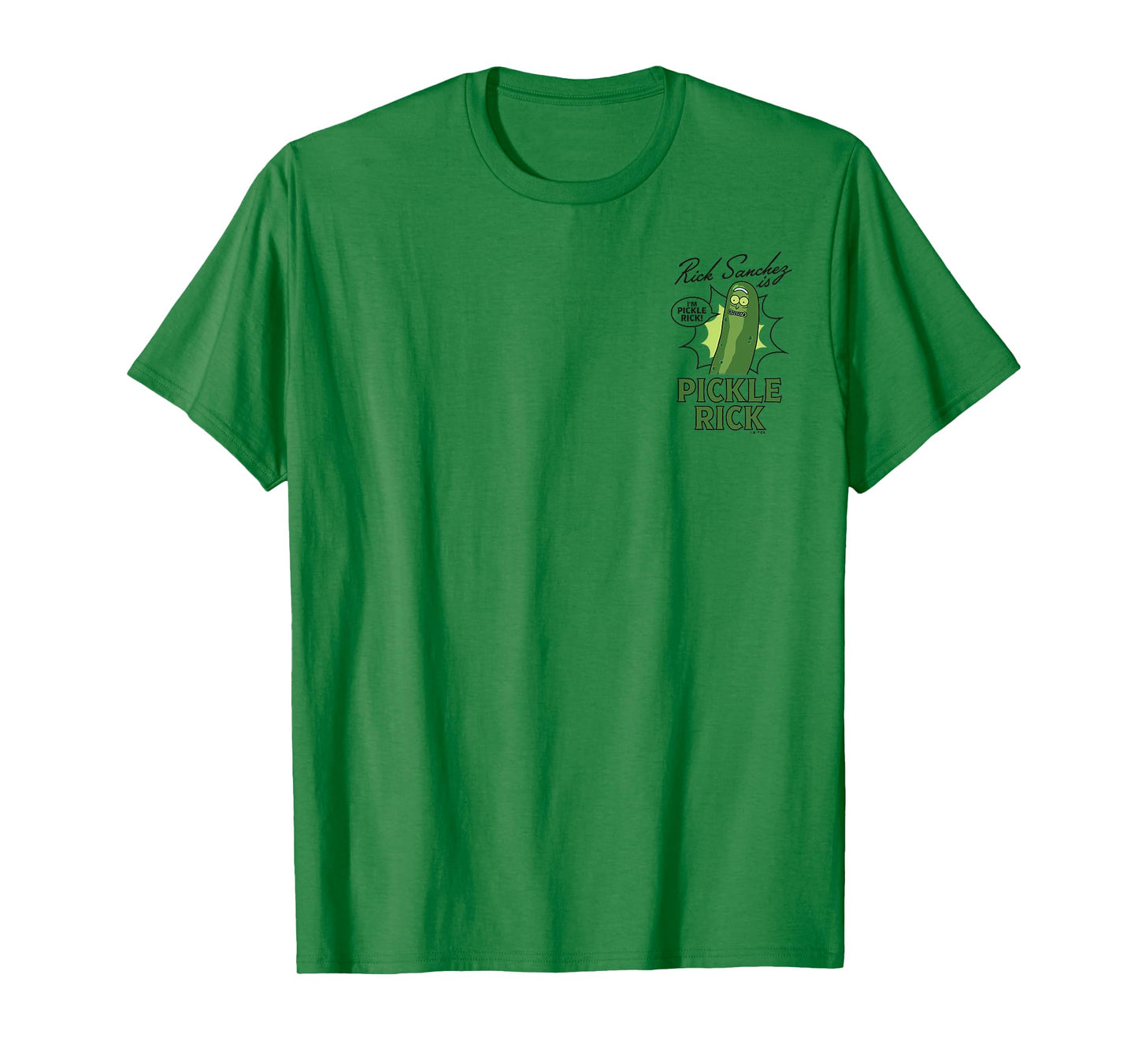 Rick And Morty Rick Sanchez Is Pickle Rick Chest BF Poster T-Shirt
