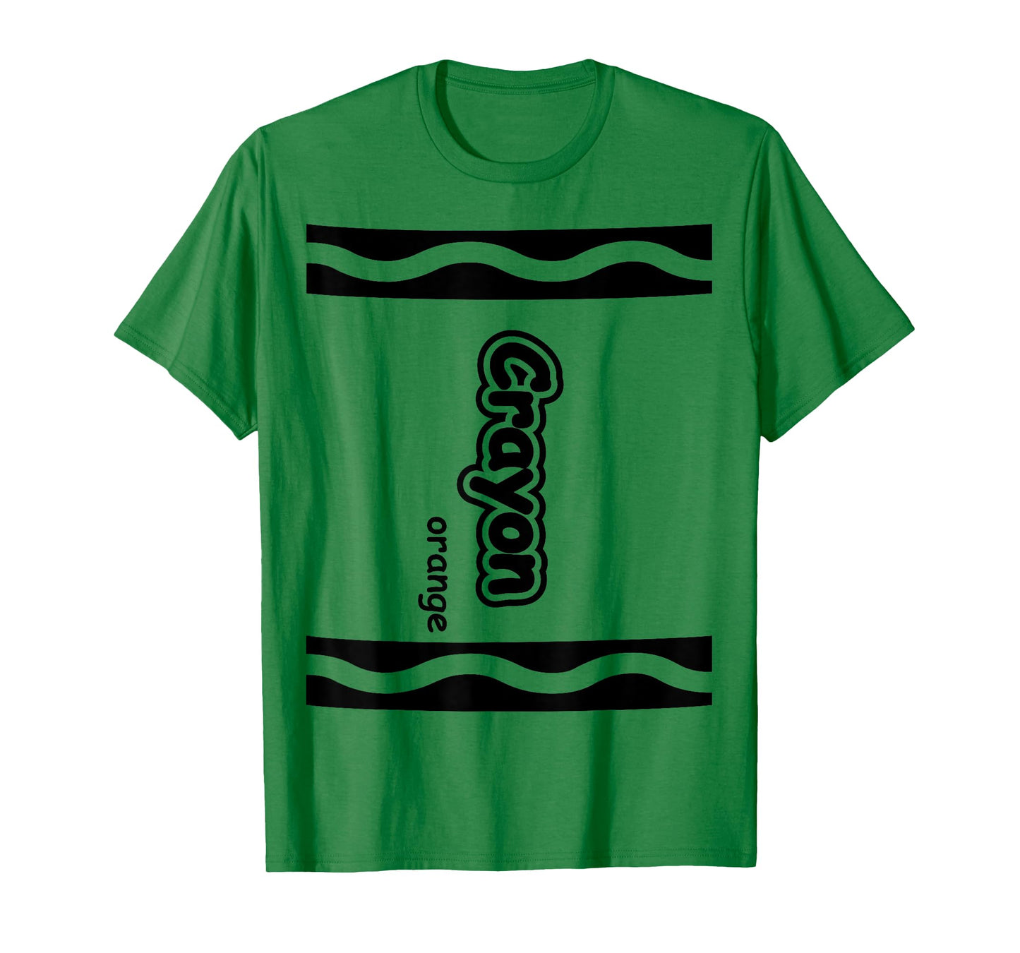 Orange Crayon Easy Halloween Costume Cute T-Shirt T-Shirt