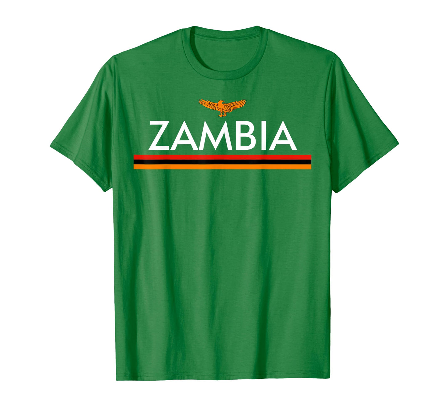 ZAMBIA FLAG SPORTS ATHLETIC JERSEY STYLE T-Shirt