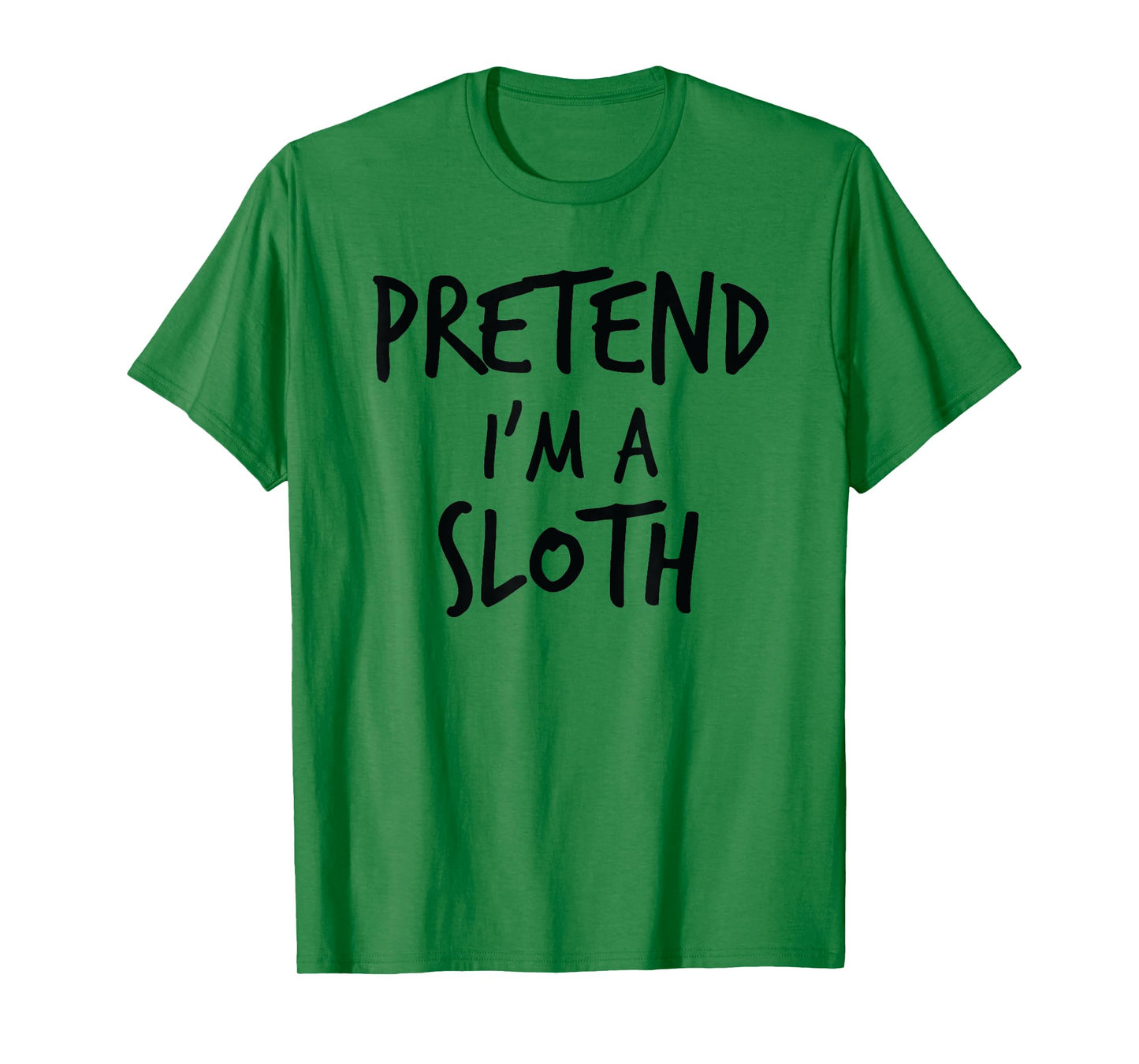 Funny Lazy Halloween Shirt Pretend I'm A Sloth Costume T-Shirt