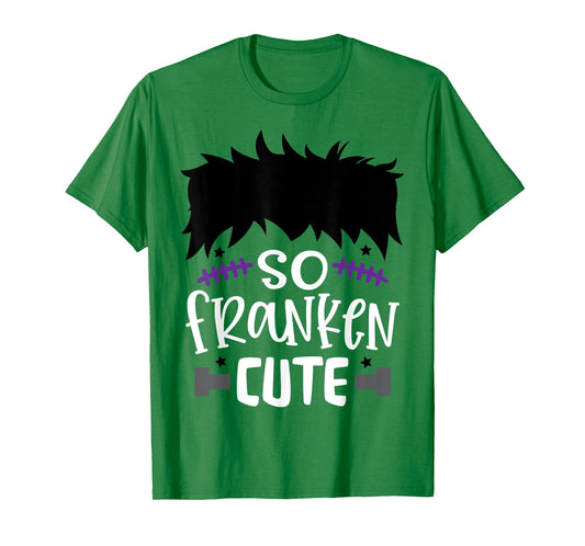 So Franken Cute Boy Tee Toddler Halloween Costumes for Boys T-Shirt