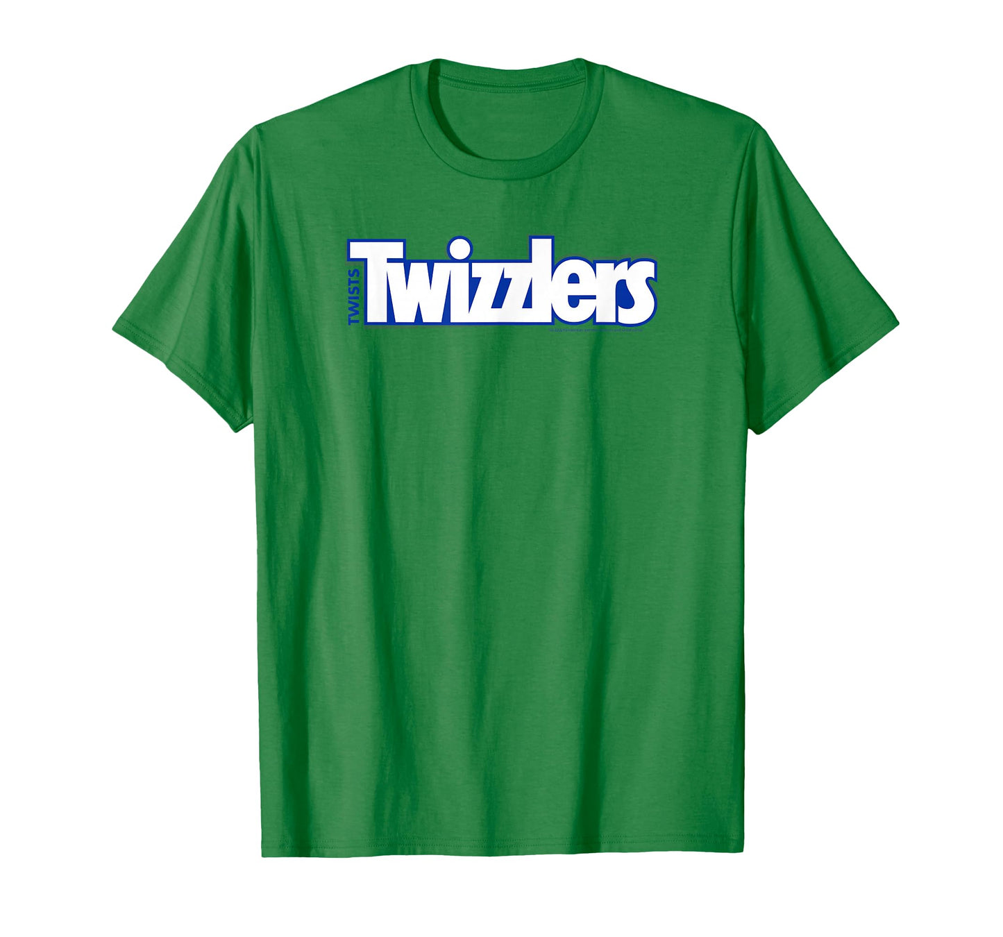 Twizzlers Twists Classic White & Blue Logo Distressed T-Shirt