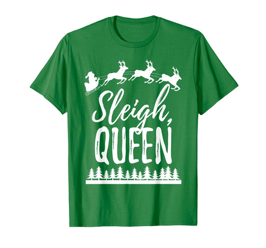 Cute Christmas SLEIGH QUEEN LGBTQ Pride Gift T-Shirt T-Shirt
