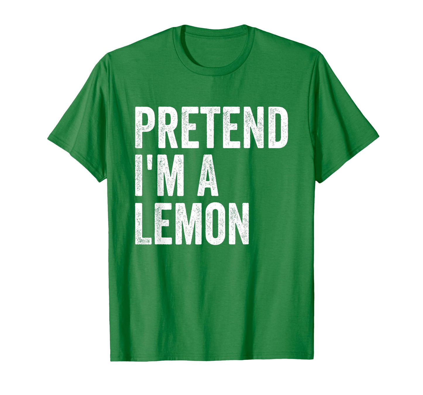 Pretend I'm A Lemon Easy Lazy Halloween Costume T-Shirt