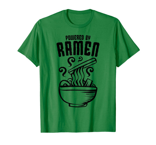Powered By Ramen Japanese Love Anime Noodles T-Shirt
