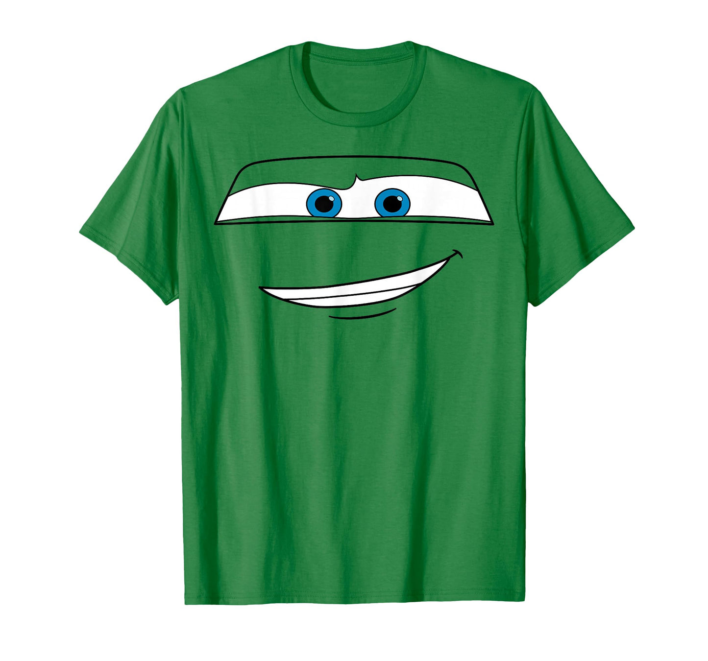 Disney Pixar Cars Lightning McQueen Big Face Short Sleeve T-Shirt