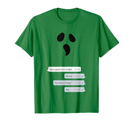 Online texting Chat ghosting funny Halloween ghost meme T-Shirt