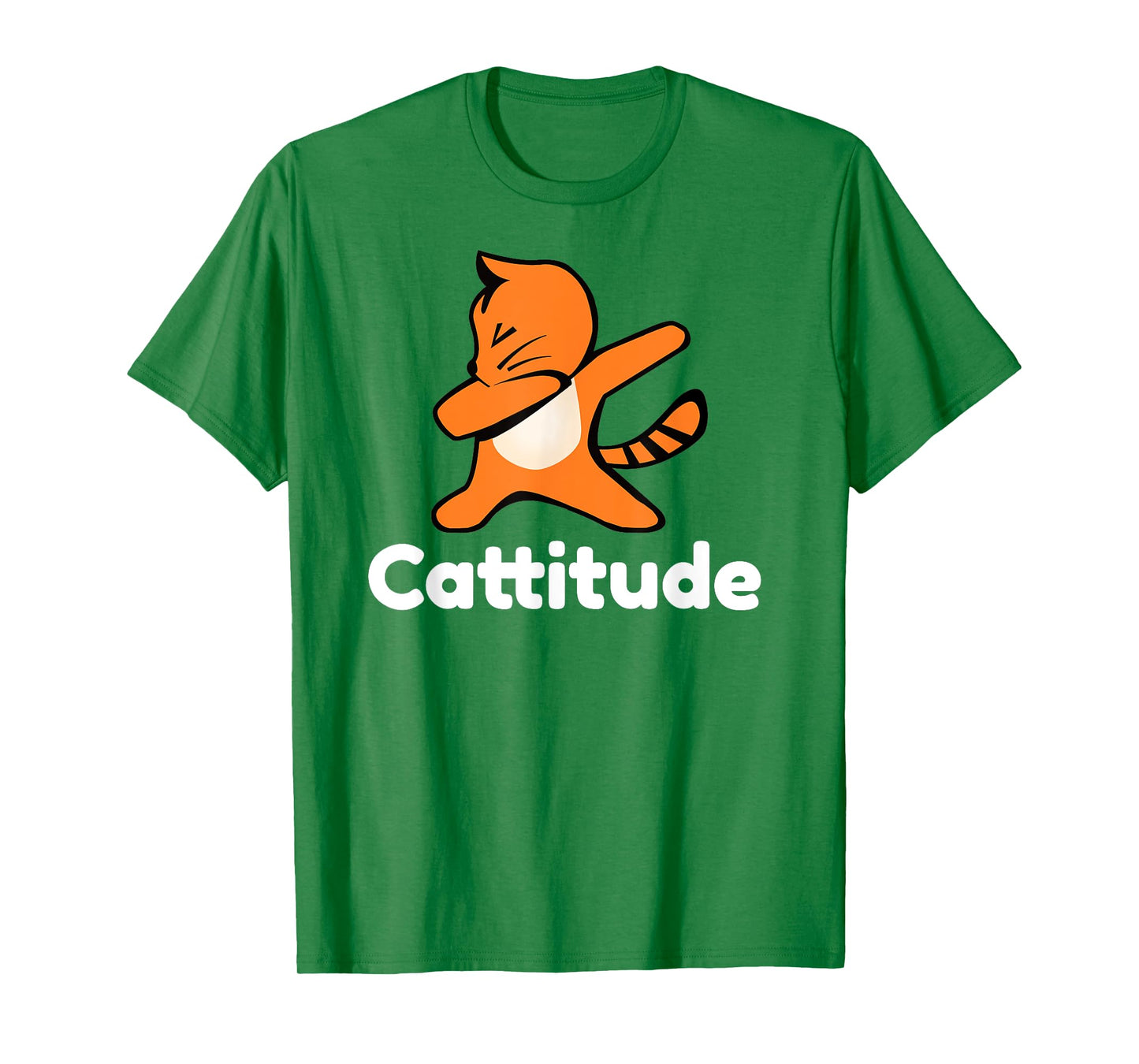 Dabbing Cat Cattitude Funny Attitude Dance T-Shirt T-Shirt
