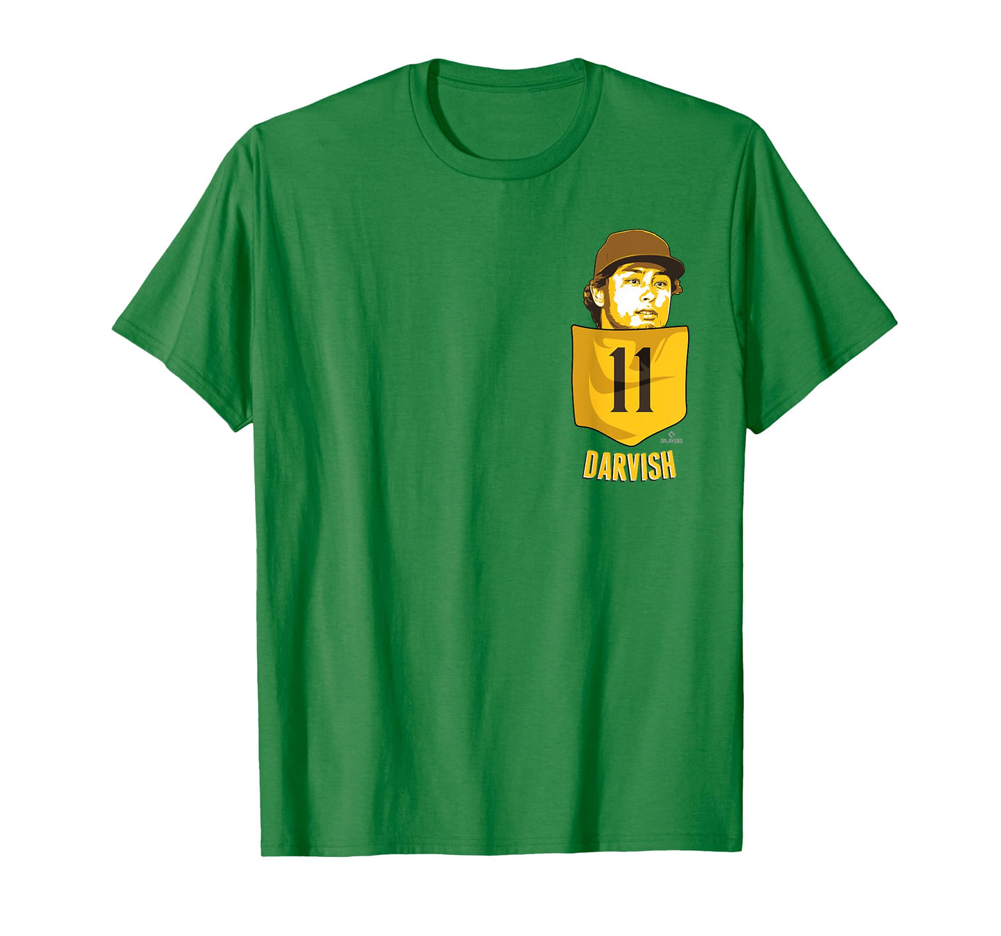 Yu Darvish San Diego Baseball Pocket Tee MLBPA T-Shirt