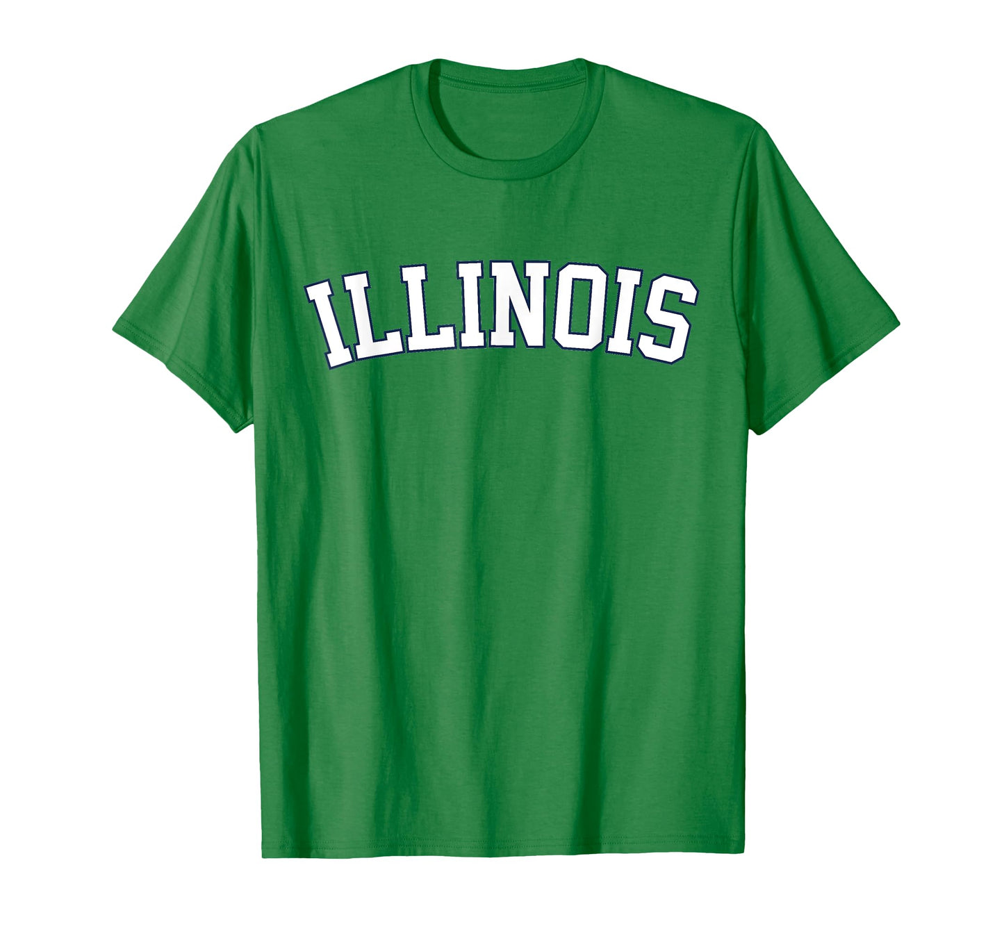 Retro Illinois Tee Vintage Illinois Orange Blue Classic Look T-Shirt