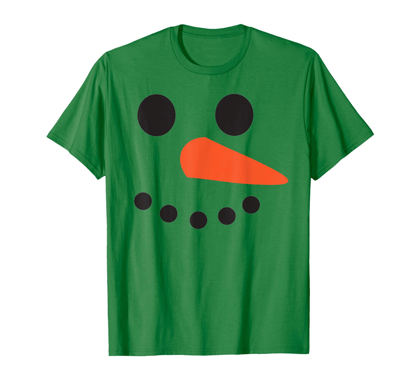 Frosty Little Helper Snowman Face Christmas Costume T-Shirt