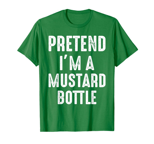 Pretend I'm A Mustard Bottle Matching Halloween Costume T-Shirt