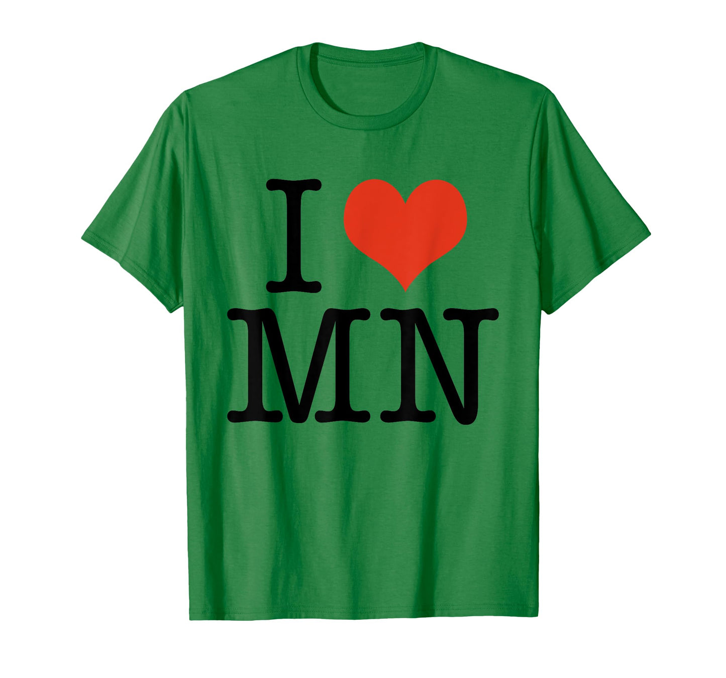 I Love MN Minnesota USA American T-Shirt