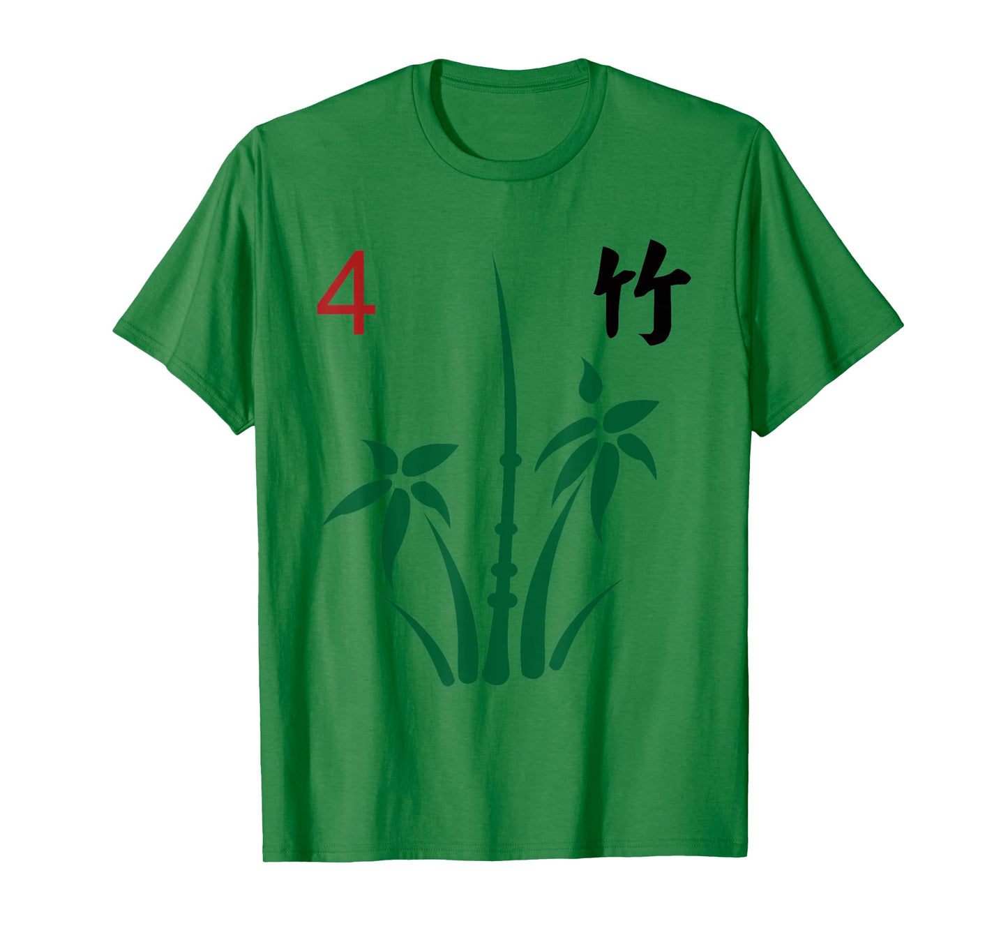 Chinese Mahjong Mah Jong Game Tiles Character Flower Four T-Shirt