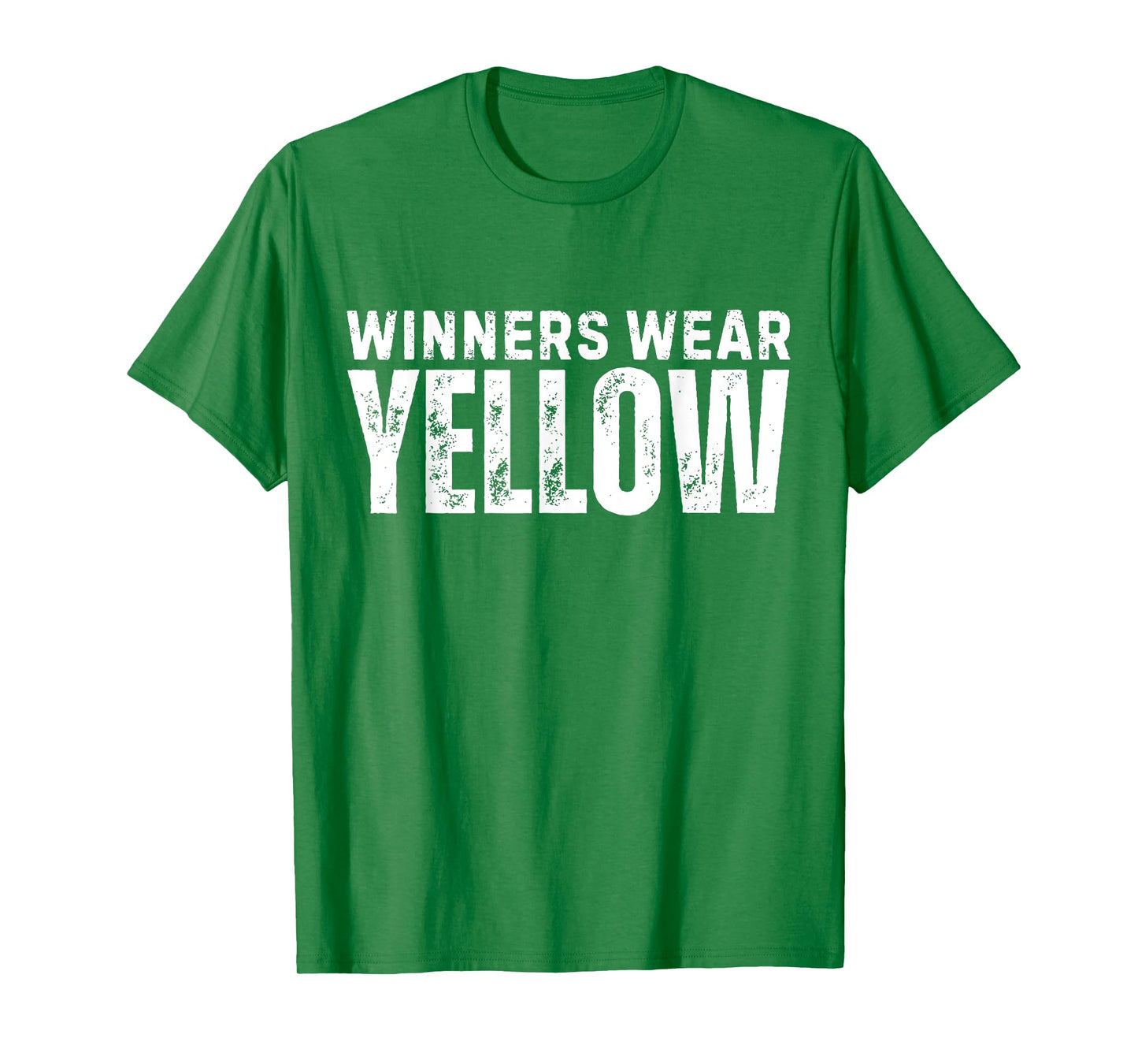 Winners Wear Yellow Spirit Wear Team Game Color War Camp T-Shirt