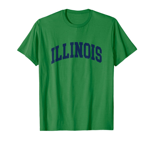 Illinois - Throwback Design - Classic T-Shirt
