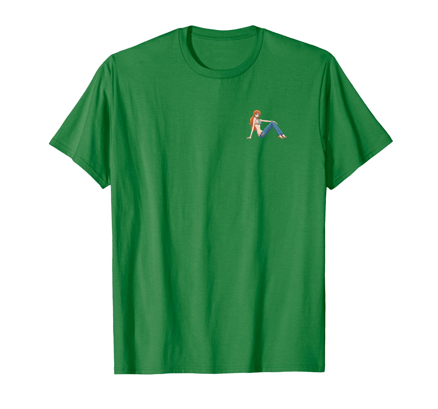 One Piece Anime Front and Back Nami Cat Burglar T-Shirt