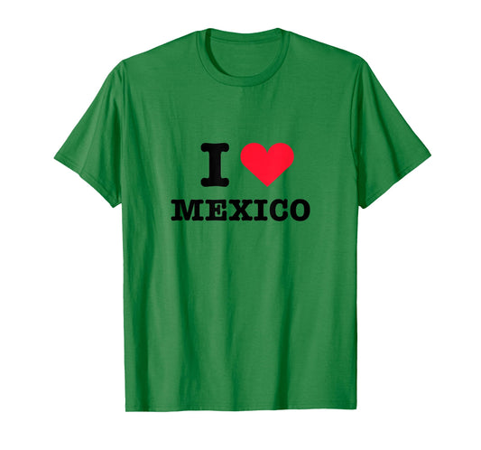 I Heart Mexico White Shirt - I Love Mexico White T-Shirt