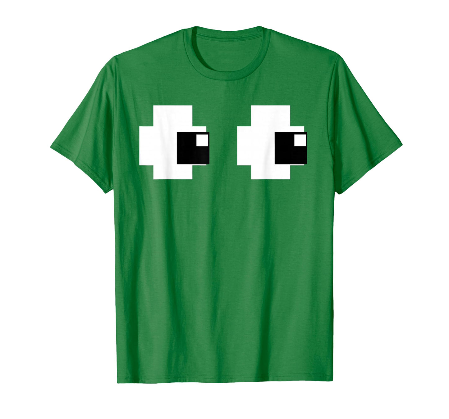 Retro Arcade Game Ghost Eyes Halloween Group Costume T-Shirt