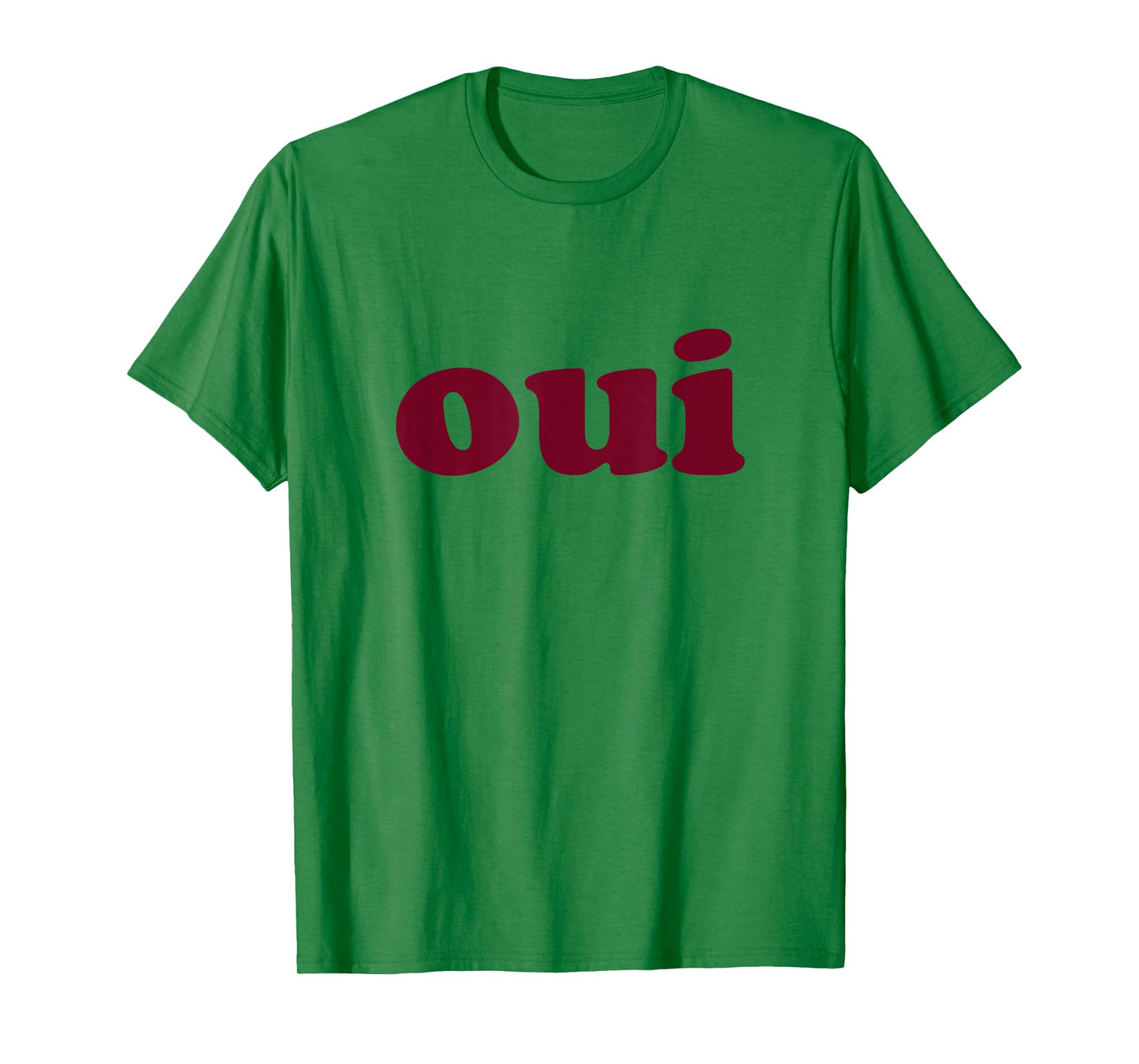 Oui Minimal French Style 90s Vintage Retro Graphic T-Shirt