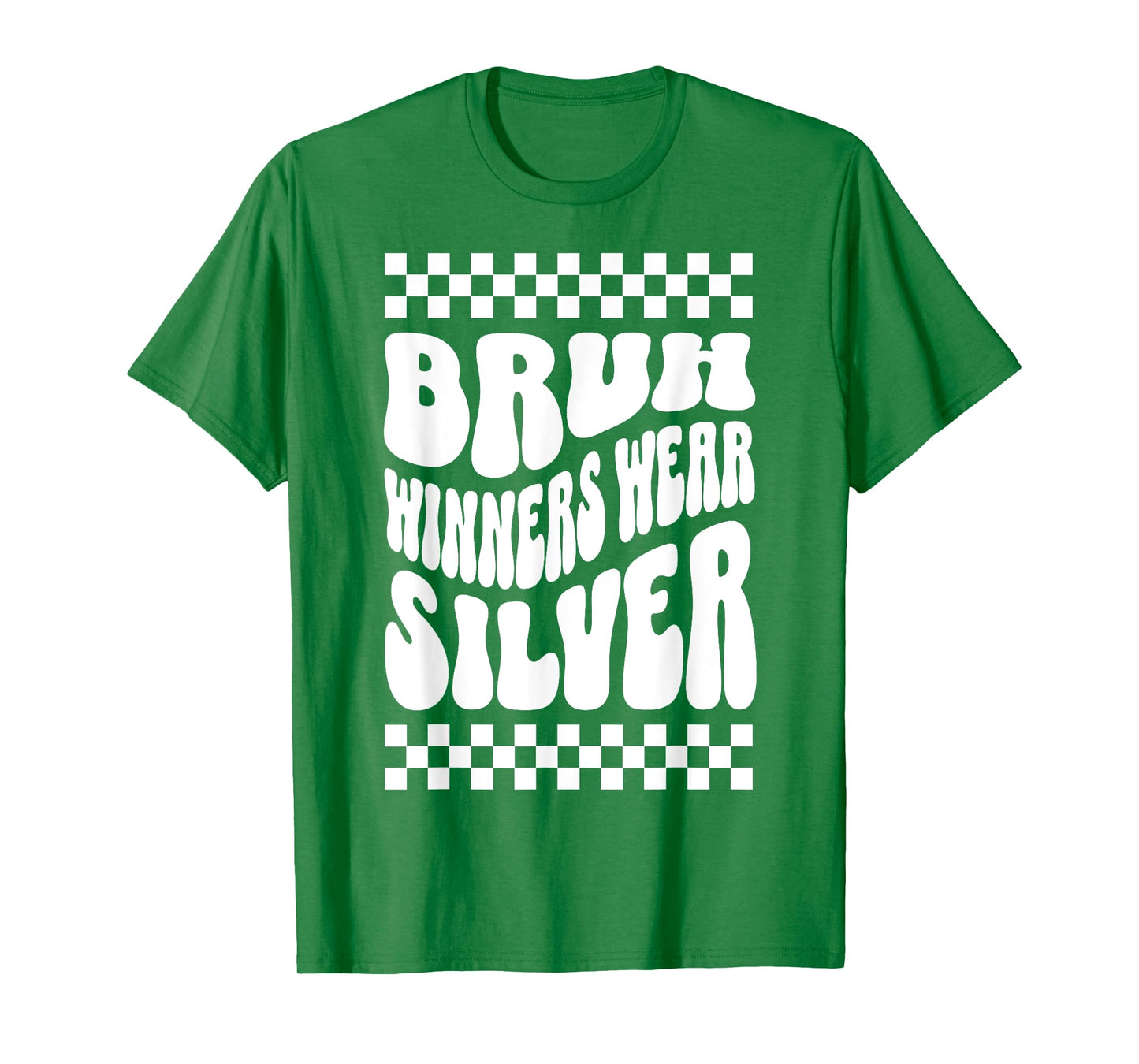 Bruh Winners Wear Silver Game Competition Silver Team Color T-Shirt