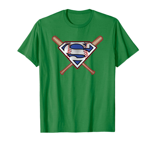 Superman Baseball Shield T-Shirt