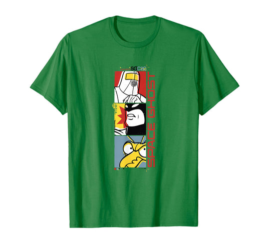 Space Ghost Coast to Coast Vertical Villains Faded Box Up T-Shirt