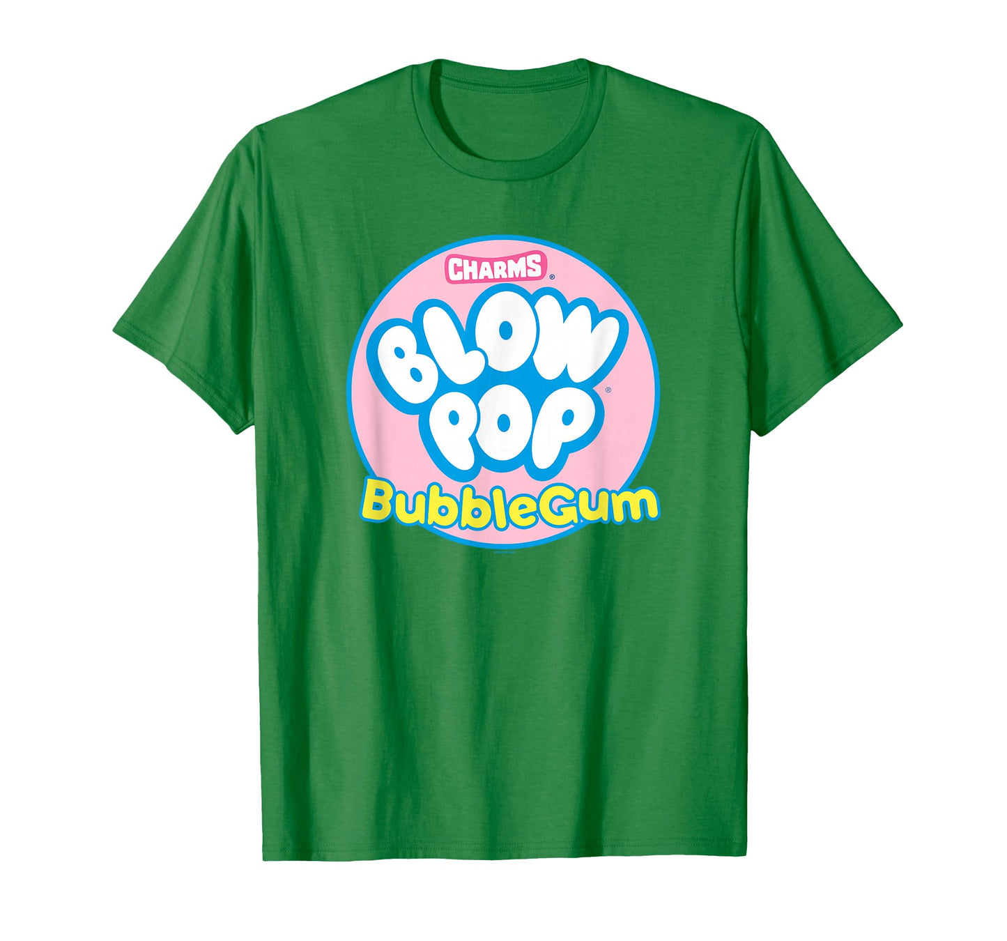 Charms Blow Pop Bubble Gum Circle Logo T-Shirt