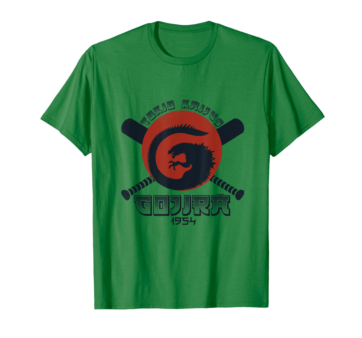 Team Kaijus Retro 1954 Baseball Japanese Fan Tokyo T Shirt T-Shirt
