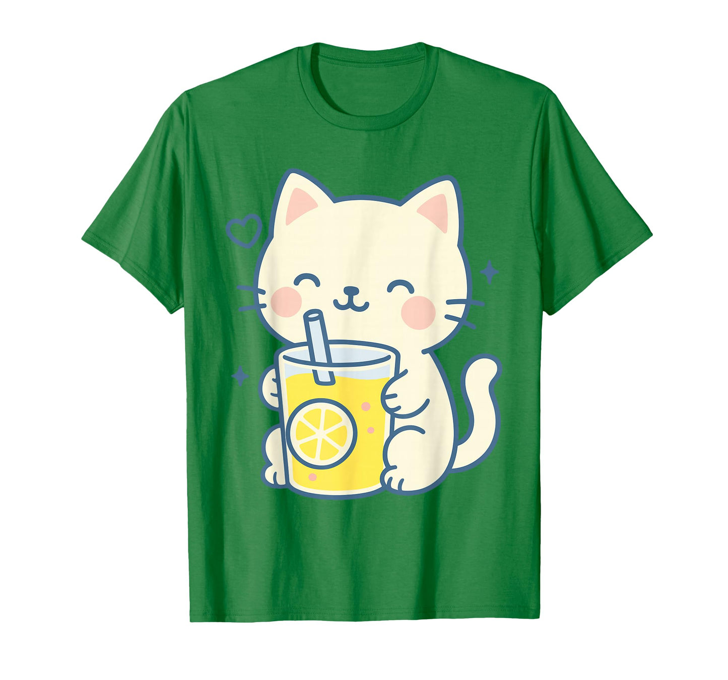 Kawaii Cat Lemonade Japanese Cute Anime Girls Teens T-Shirt