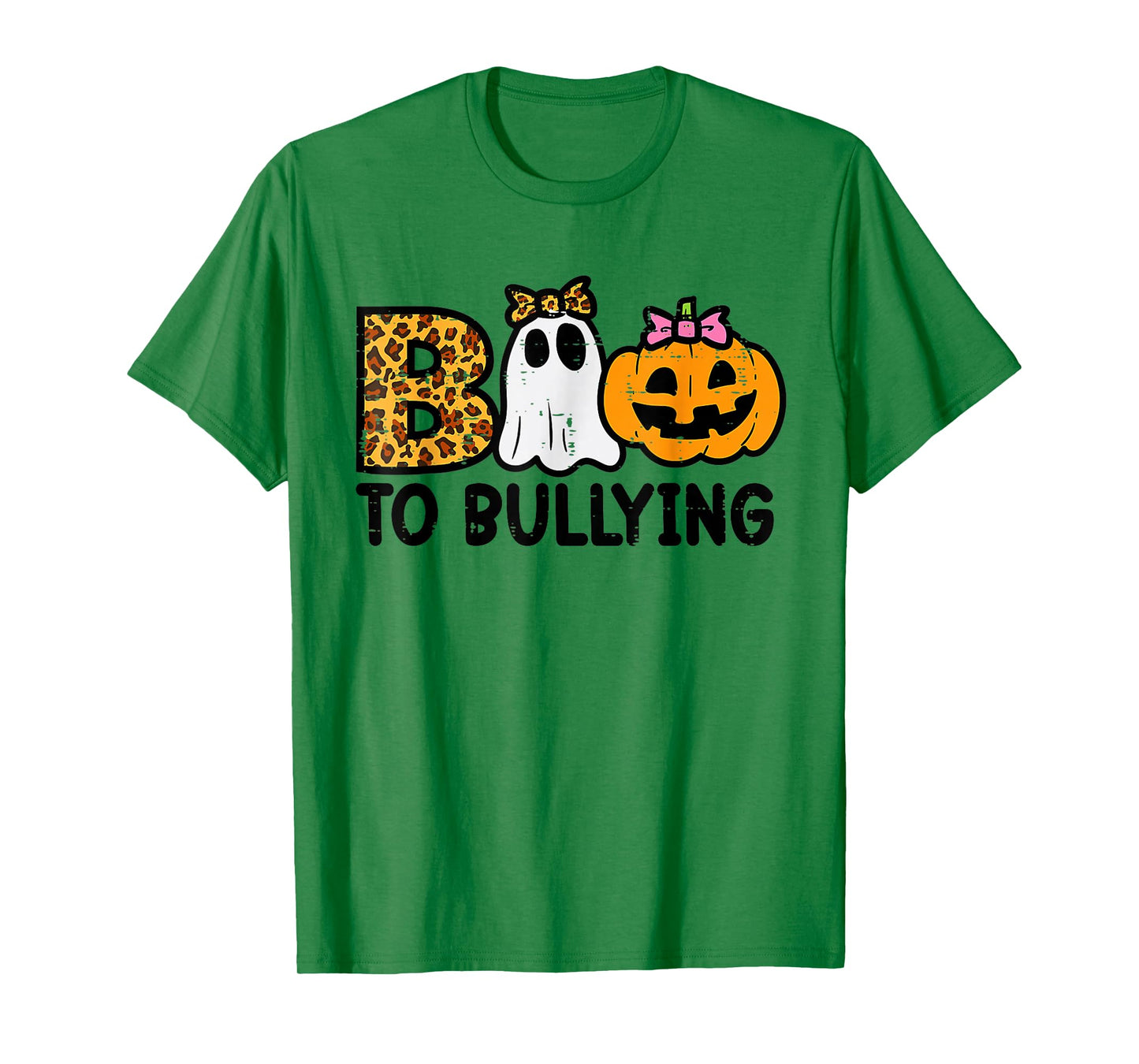 Boo To Bullying Halloween Ghost Anti Bully Unity Day Orange T-Shirt