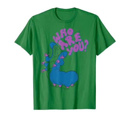 Disney Alice in Wonderland Caterpillar Who are You T-Shirt Small