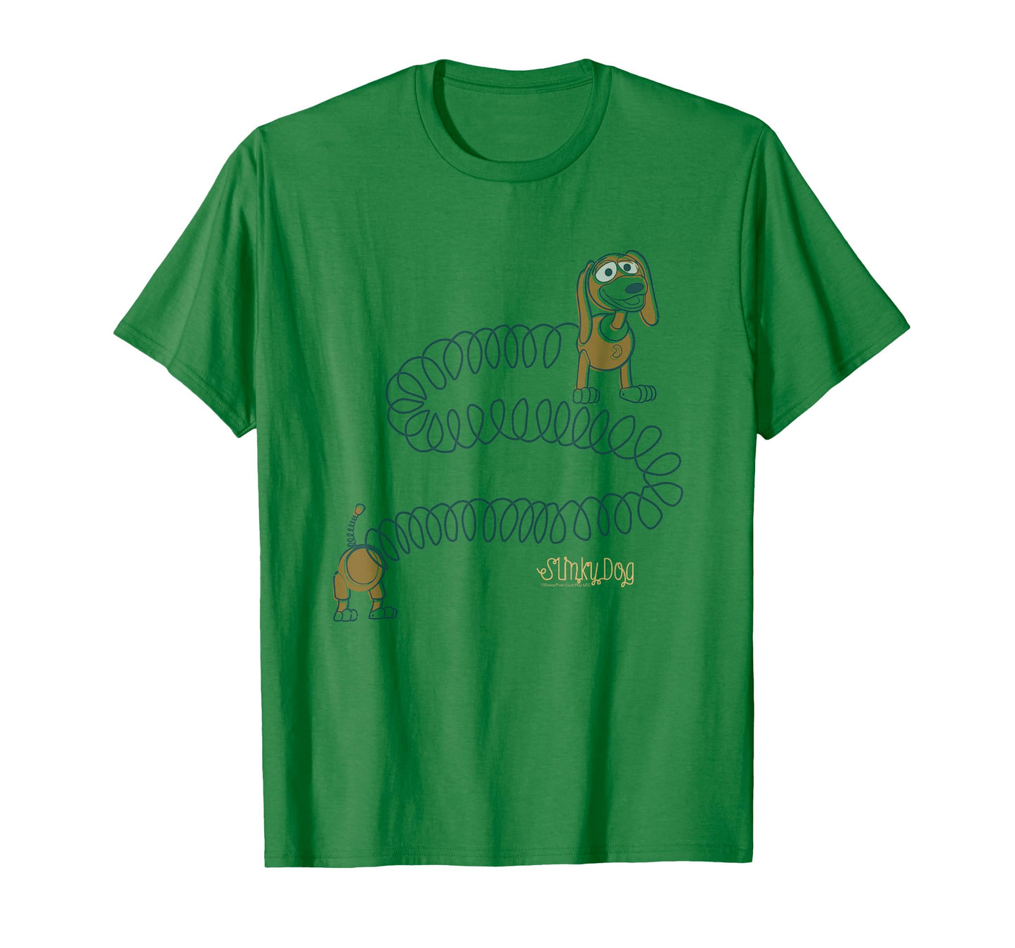 Disney Pixar Toy Story Slinky Dog Vintage Logo T-Shirt