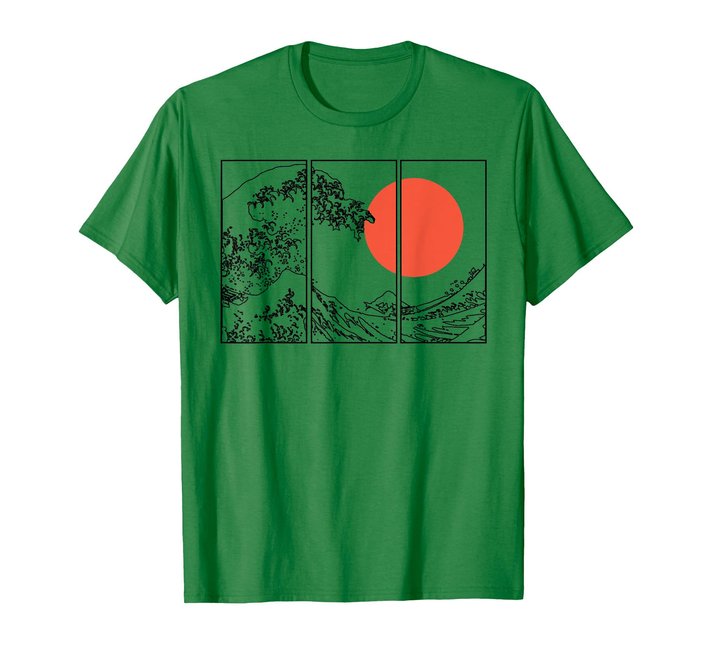 Vaporwave Great Wave off Kanagawa Japan Art Glitch men women T-Shirt