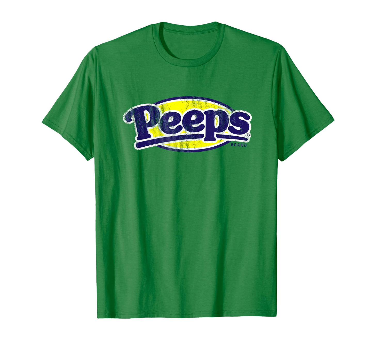 Peeps Easter Classic Distressed Peeps Brand Logo T-Shirt