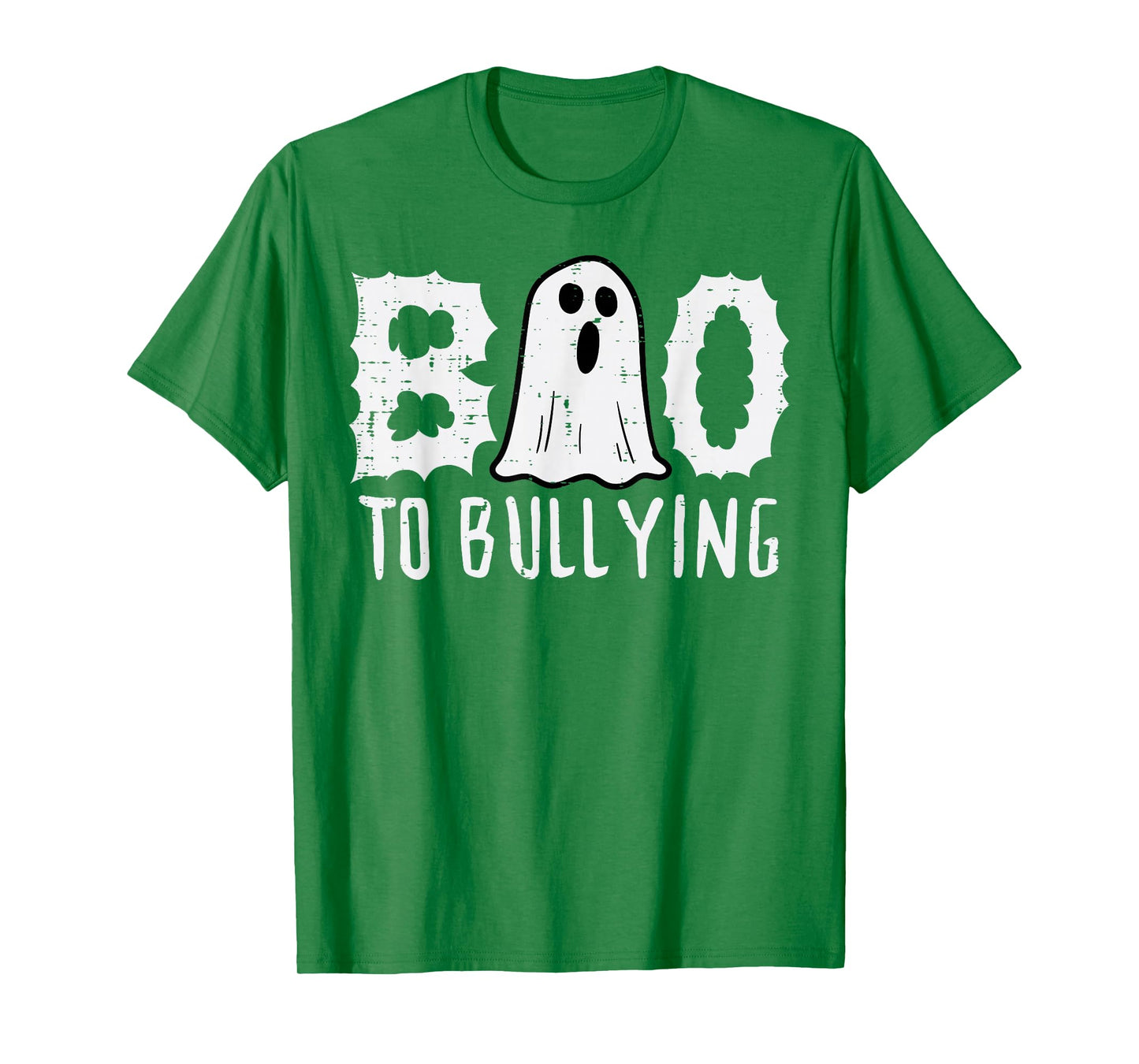 Boo To Bullying Ghost Cute Unity Day Orange Halloween Kids T-Shirt