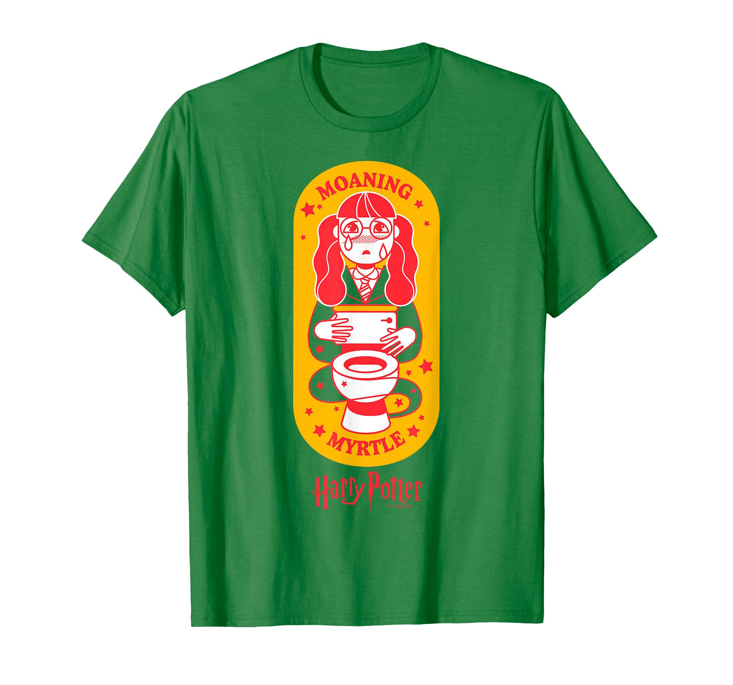 Harry Potter Moaning Myrtle Cartoon Portrait T-Shirt