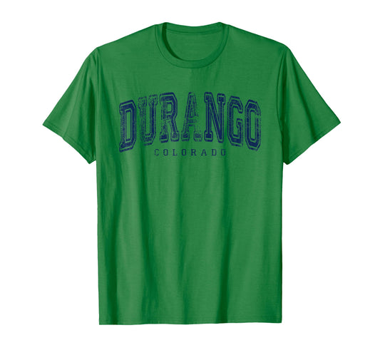 Durango Colorado Vintage Retro US City State Travel T-Shirt