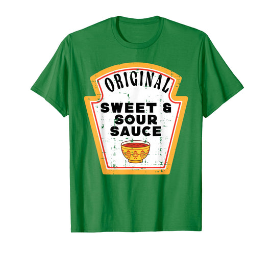 Halloween Sweet Sour Sauce Funny Food Costume Men Women Kids T-Shirt
