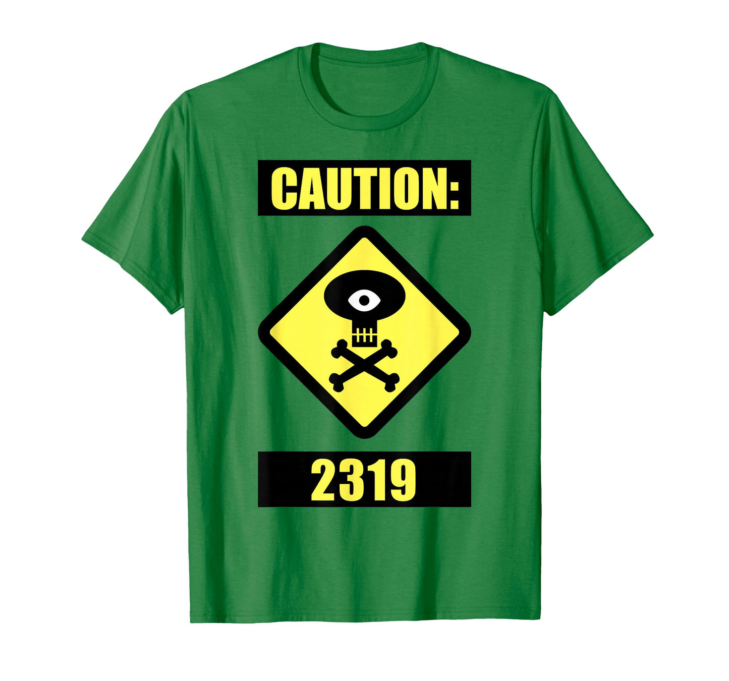 Disney Pixar Monsters University Caution 2319 Hazard Logo T-Shirt
