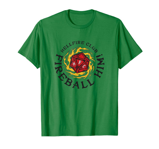 Stranger Things Hellfire Club Fireball Him! Rolling Die T-Shirt