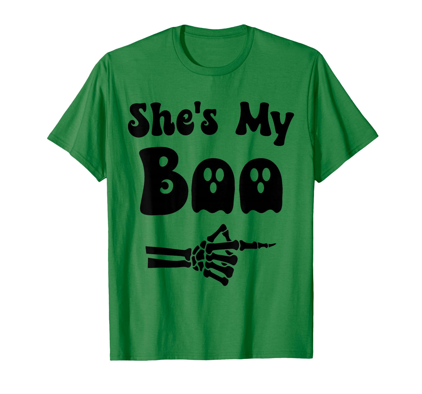 She's My Boo Matching Halloween Pajama Couples He's My Boo T-Shirt